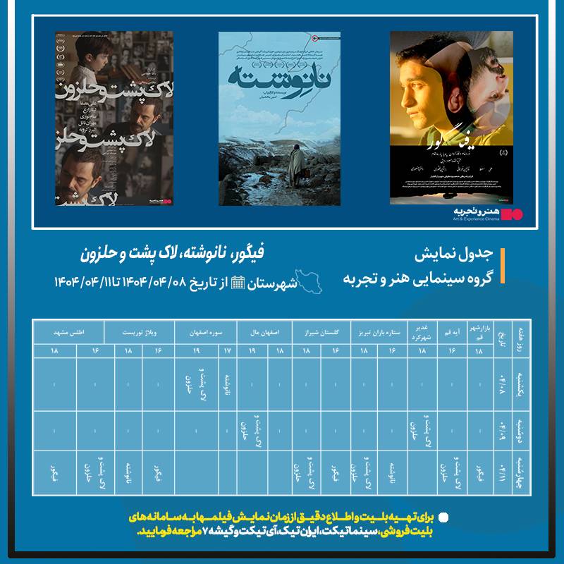 جدول نمایش
